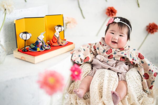和田写真館が撮影した1歳誕生日フォト